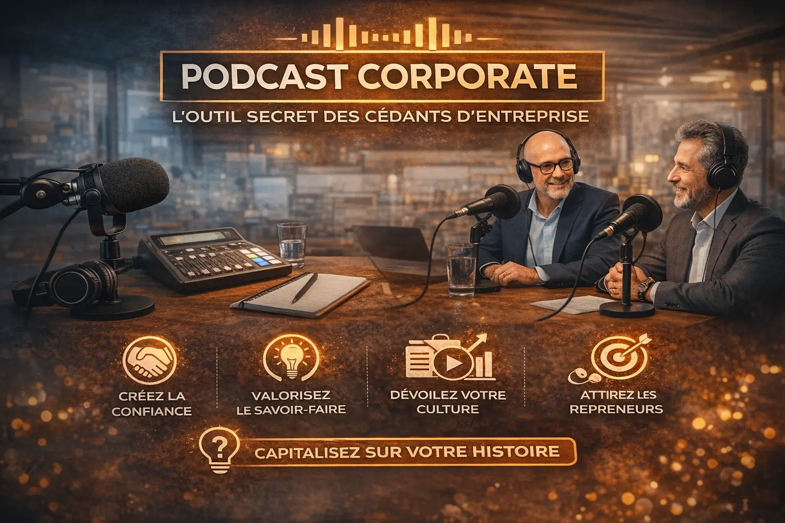 Podcast Corporate : L'Outil Secret des Cédants d'Entreprise