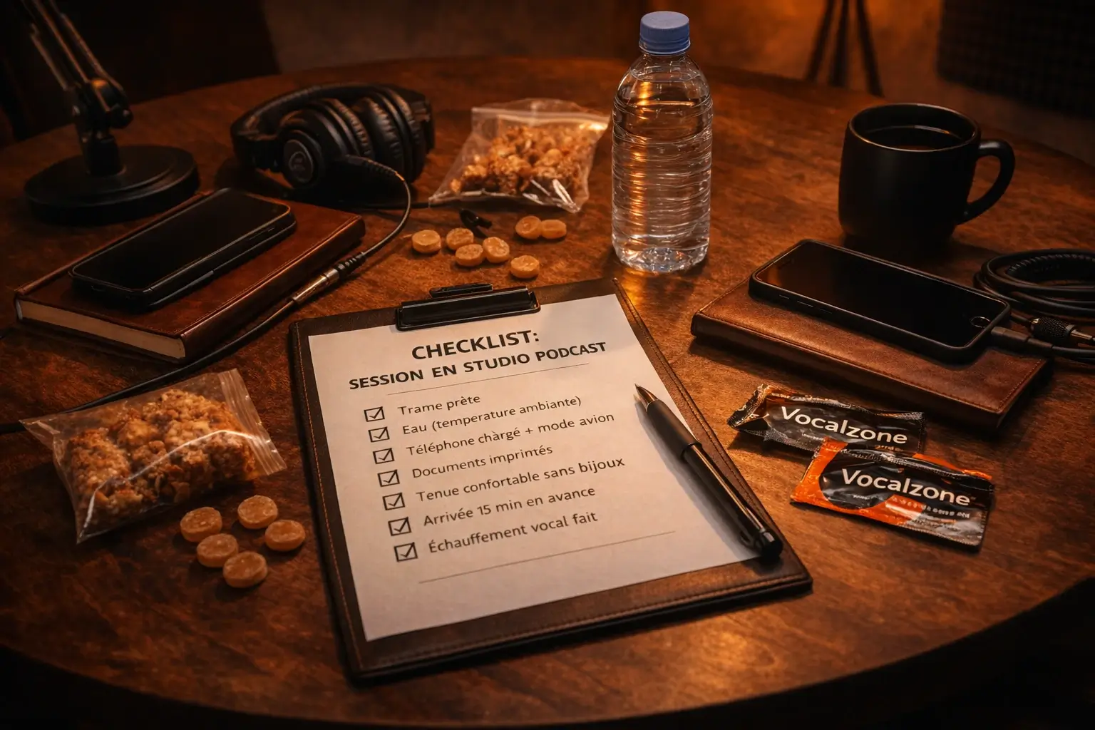 Checklist : Bien Préparer sa Session en Studio Podcast