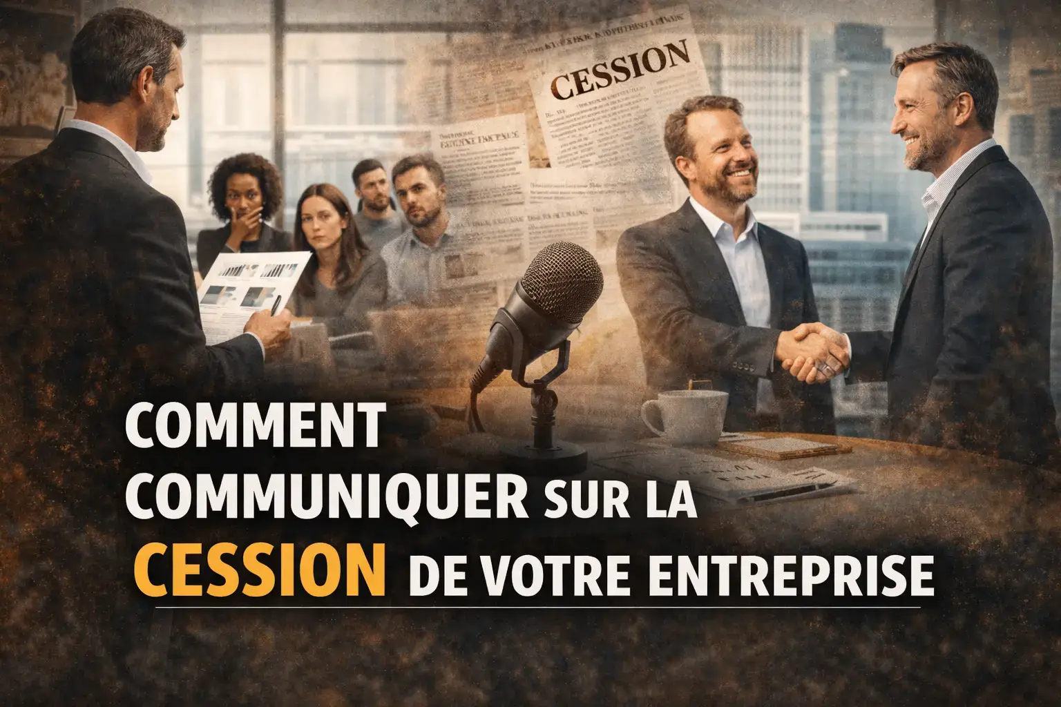 Comment Communiquer sur la Cession de votre Entreprise