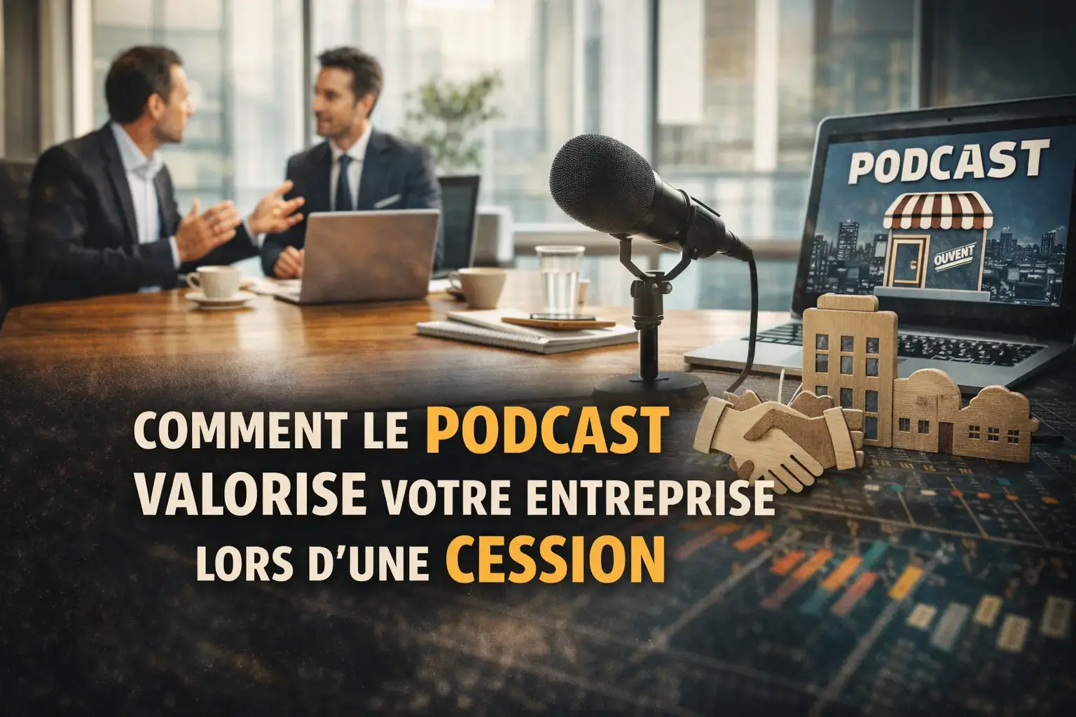 Comment le Podcast Valorise votre Entreprise lors d'une Cession