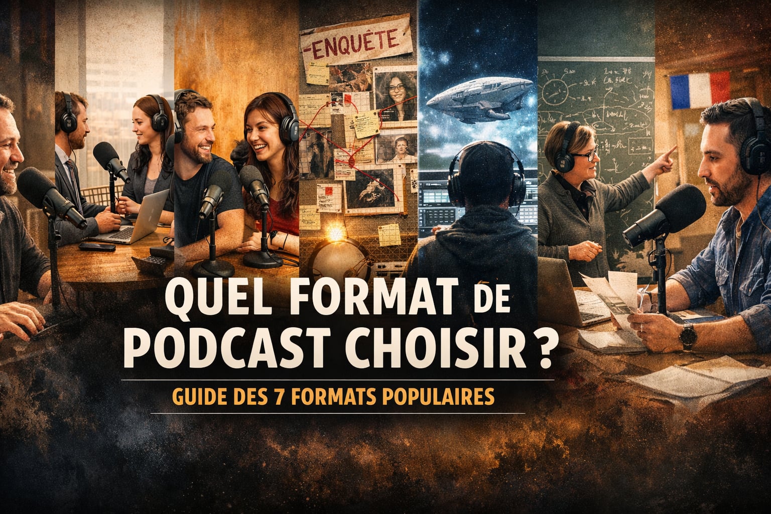 Quel Format de Podcast Choisir ? Guide des 7 Formats Populaires