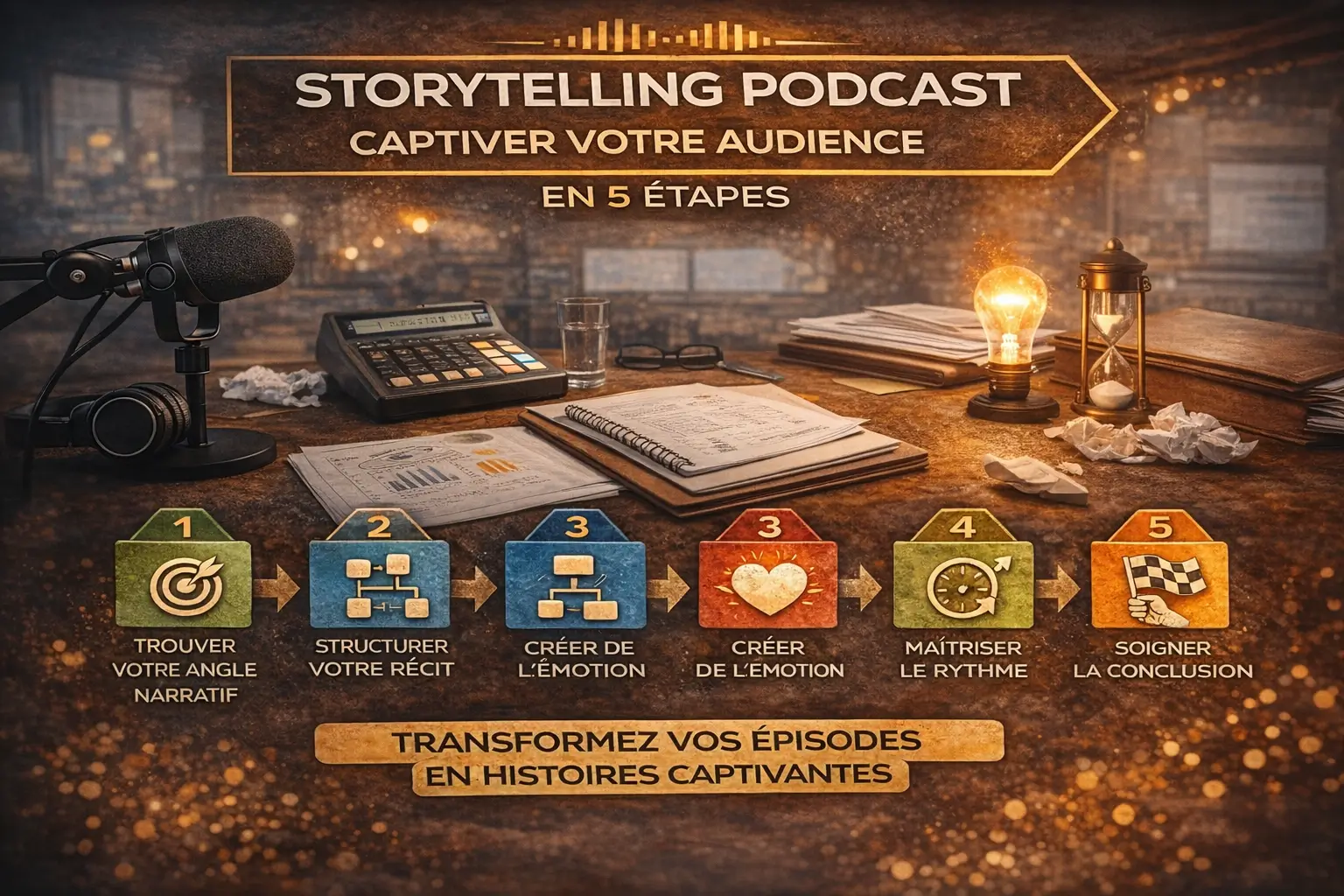 Storytelling Podcast : Captiver votre Audience en 5 Étapes